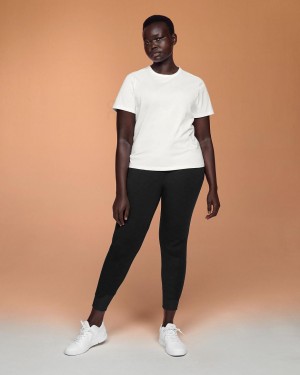 White On On-T Women's T-shirts | USA_ON9022