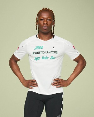White On Performance-T Light Distance Men's T-shirts | USA_ON8650