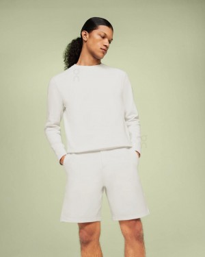 White On Sweat Men's Shorts | USA_ON8663