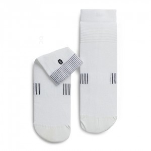 White On Ultralight Mid Men's Socks | USA_ON8682
