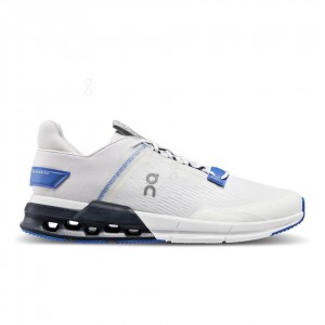 White / Blue On Cloudnova Flux Men's Sneakers | USA_ON8104