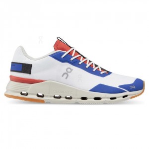 White / Blue On Cloudnova Form Women's Sneakers | USA_ON8798