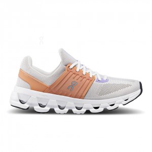 White / Gold On Cloudswift 3 AD Women's Sneakers | USA_ON8273