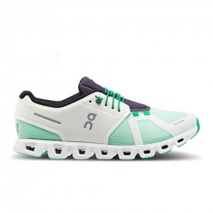 White / Green On Cloud 5 Push Men's Sneakers | USA_ON8336