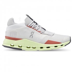 White / Green On Cloudnova Women's Sneakers | USA_ON9033