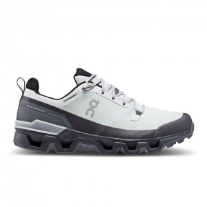 White / Grey On Cloudwander Waterproof Men's Hiking Shoes | USA_ON8749