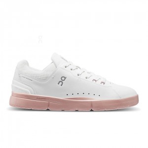 White / Rose On THE ROGER Advantage Women's Sneakers | USA_ON9034
