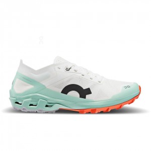 White / Turquoise On Cloudventure Peak 3 Women's Trail Running Shoes | USA_ON8344