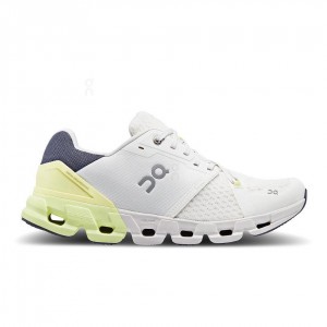 White / Yellow On Cloudflyer 4 Men's Road Running Shoes | USA_ON8269