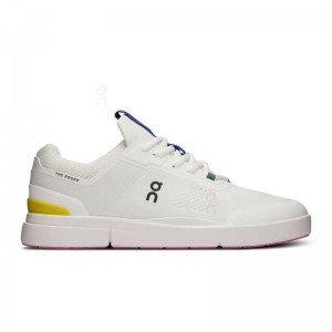 White / Yellow On THE ROGER Spin Men's Sneakers | USA_ON8703