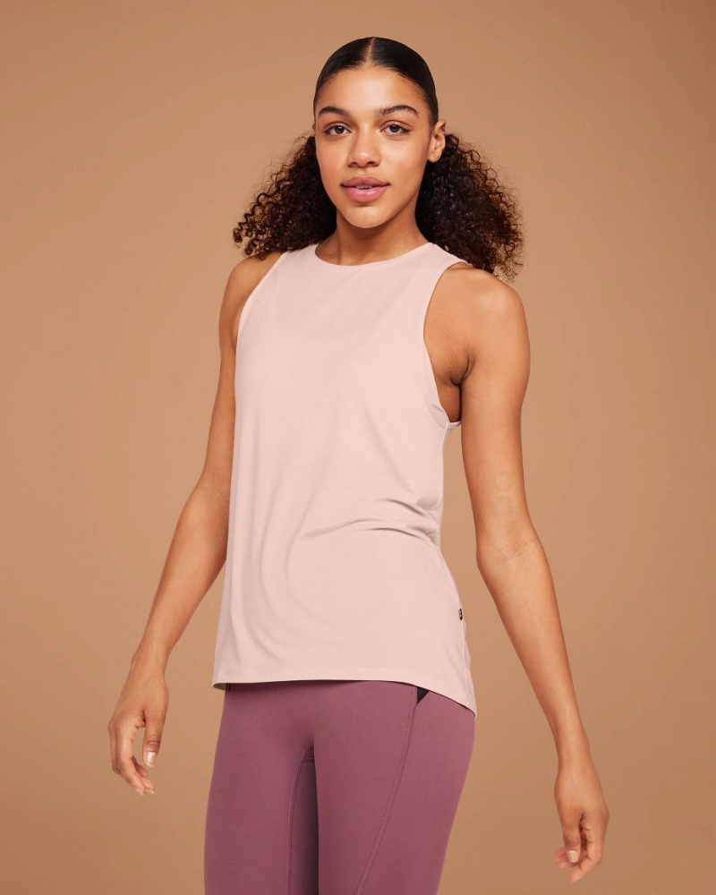 Beige On Active Women's Tank | USA_ON8390