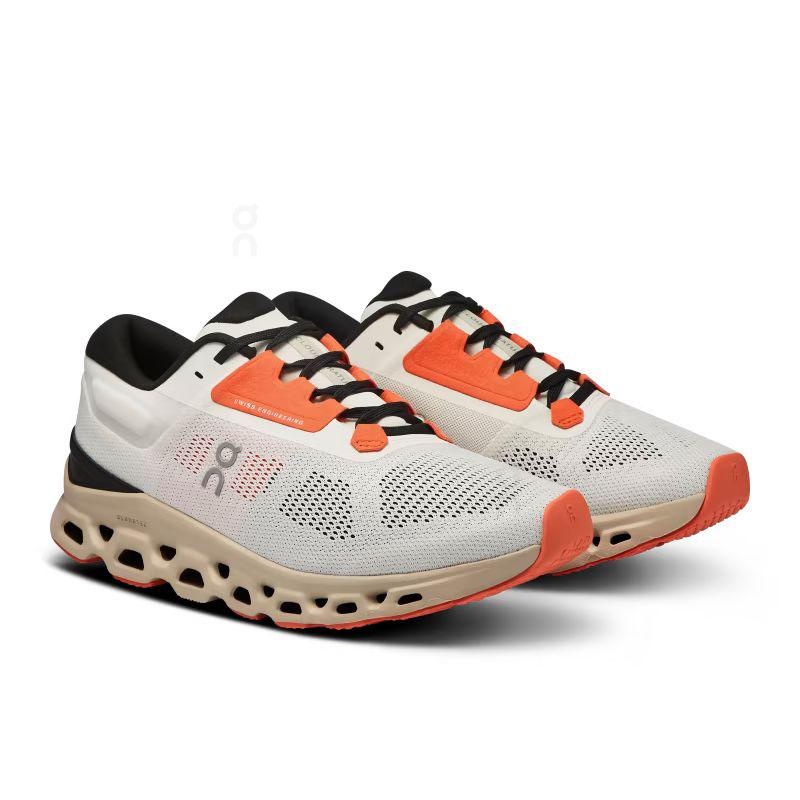 Beige On Cloudstratus 3 Women's Road Running Shoes | USA_ON8015