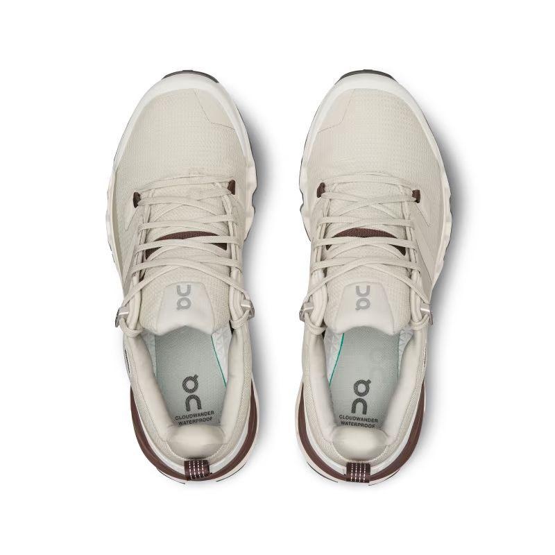 Beige On Cloudwander Waterproof Women's Hiking Shoes | USA_ON8579