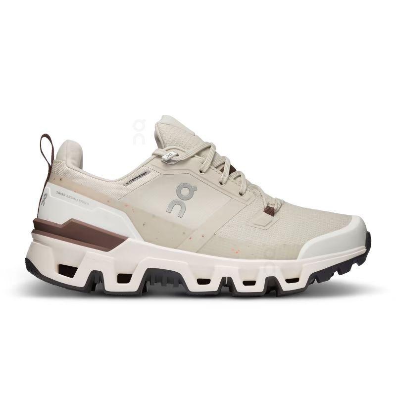 Beige On Cloudwander Waterproof Women\'s Hiking Shoes | USA_ON8579