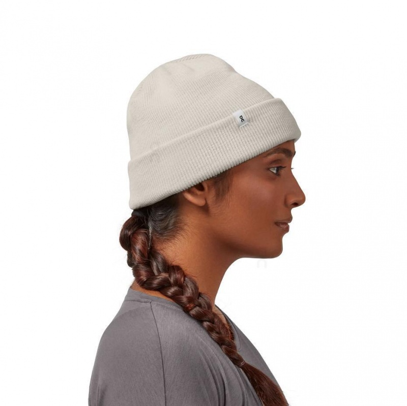 Beige On Merino Men's Beanie | USA_ON9046
