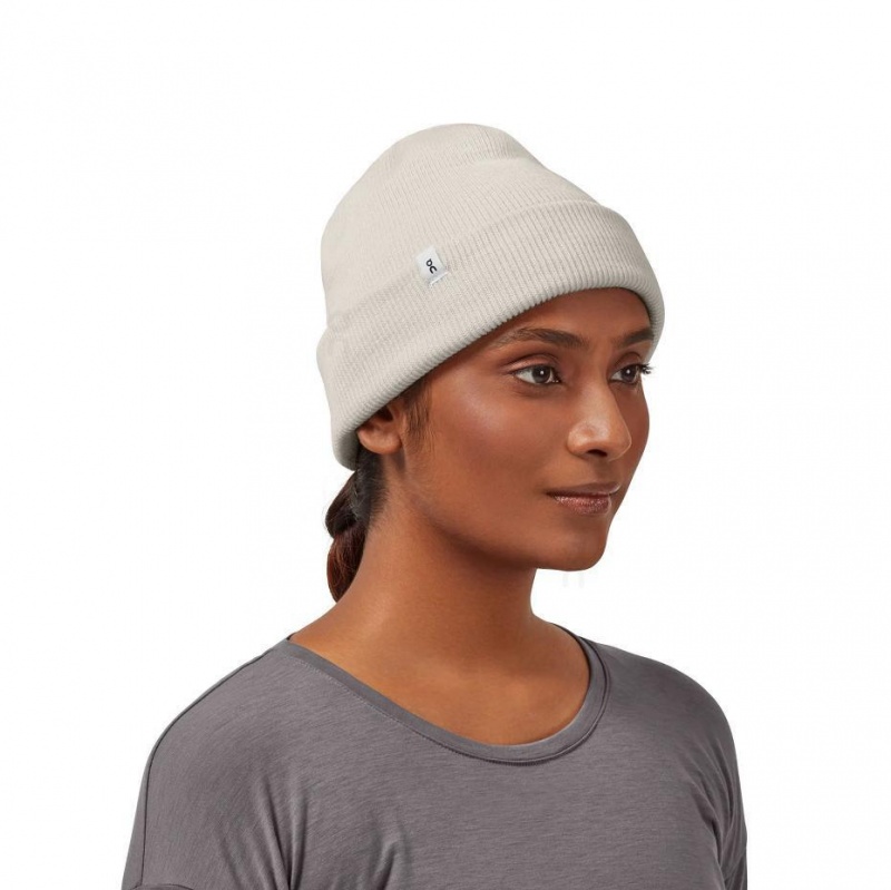 Beige On Merino Men's Beanie | USA_ON9046