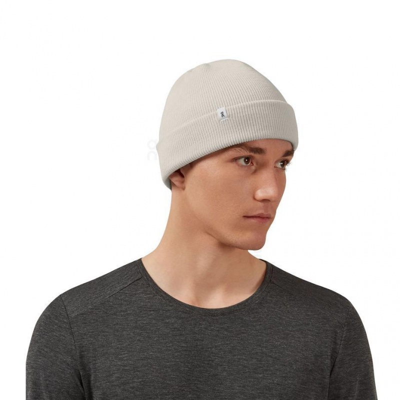 Beige On Merino Men\'s Beanie | USA_ON9046