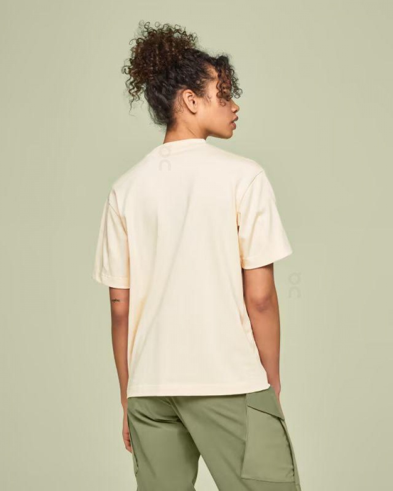 Beige On Studio-T Women's T-shirts | USA_ON8908