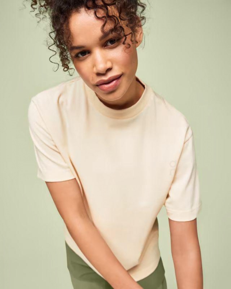 Beige On Studio-T Women's T-shirts | USA_ON8908