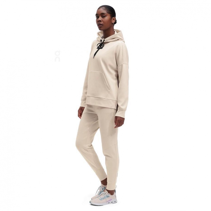 Beige On Women's Hoodie | USA_ON8888
