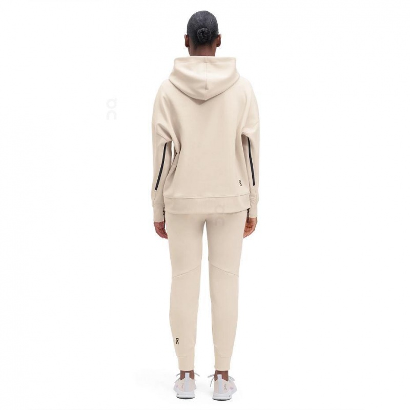 Beige On Women's Hoodie | USA_ON8888
