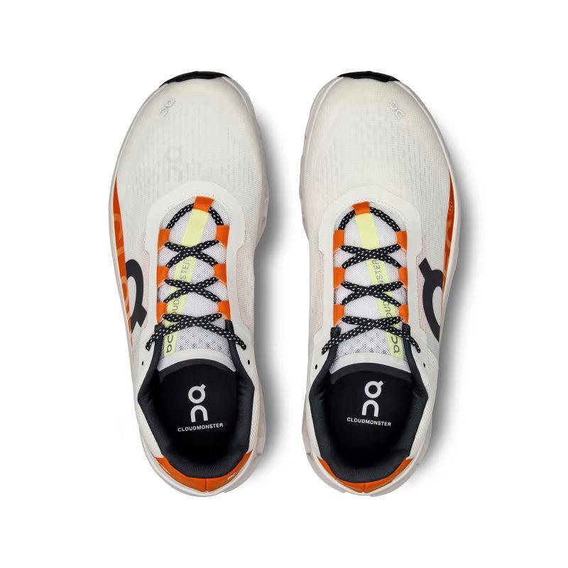 Beige / Orange On Cloudmonster Men's Road Running Shoes | USA_ON8280