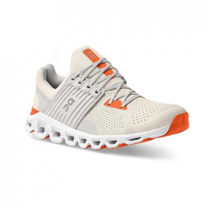 Beige / Orange On Cloudswift Men's Road Running Shoes | USA_ON8862