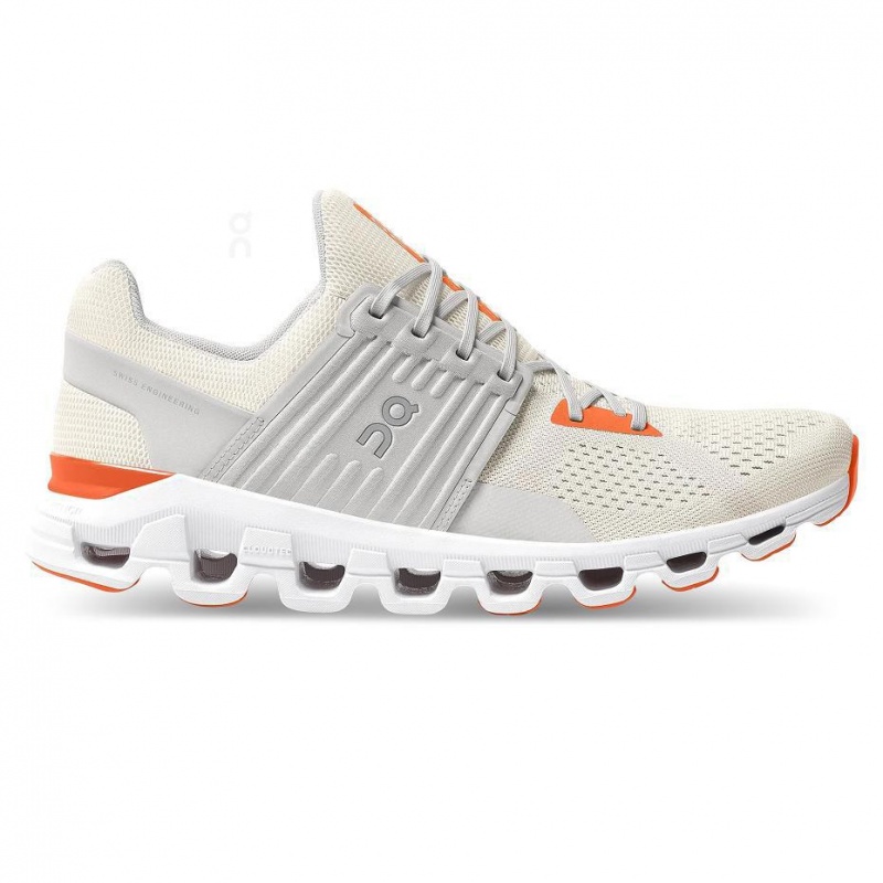 Beige / Orange On Cloudswift Men's Road Running Shoes | USA_ON8862