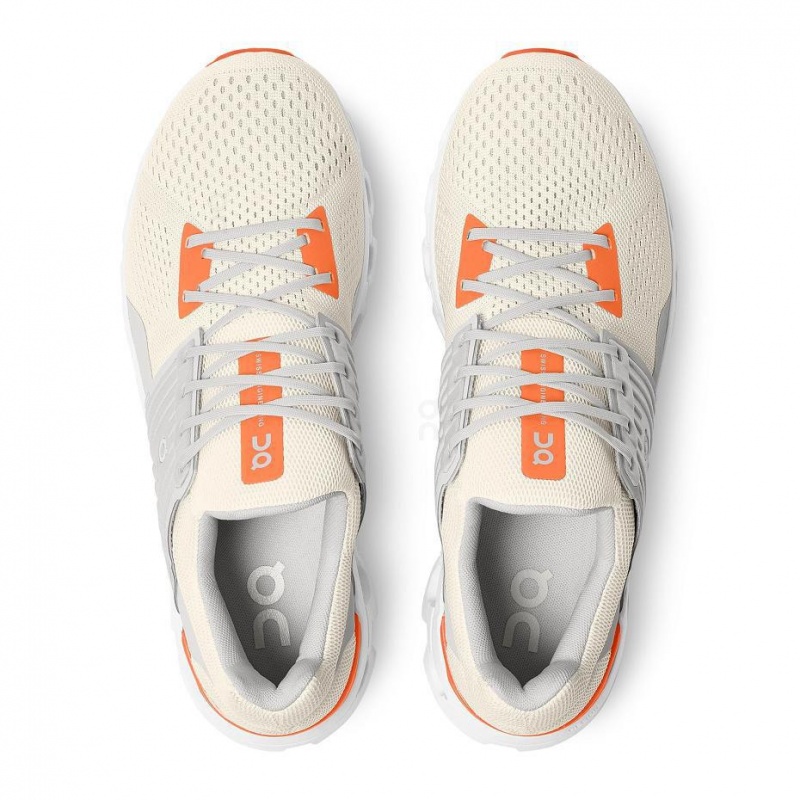 Beige / Orange On Cloudswift Men\'s Road Running Shoes | USA_ON8862
