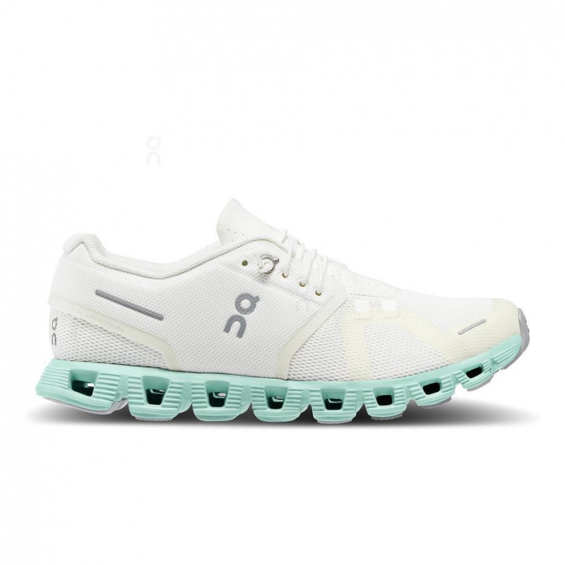 Beige / Turquoise On Cloud 5 Women\'s Sneakers | USA_ON8562