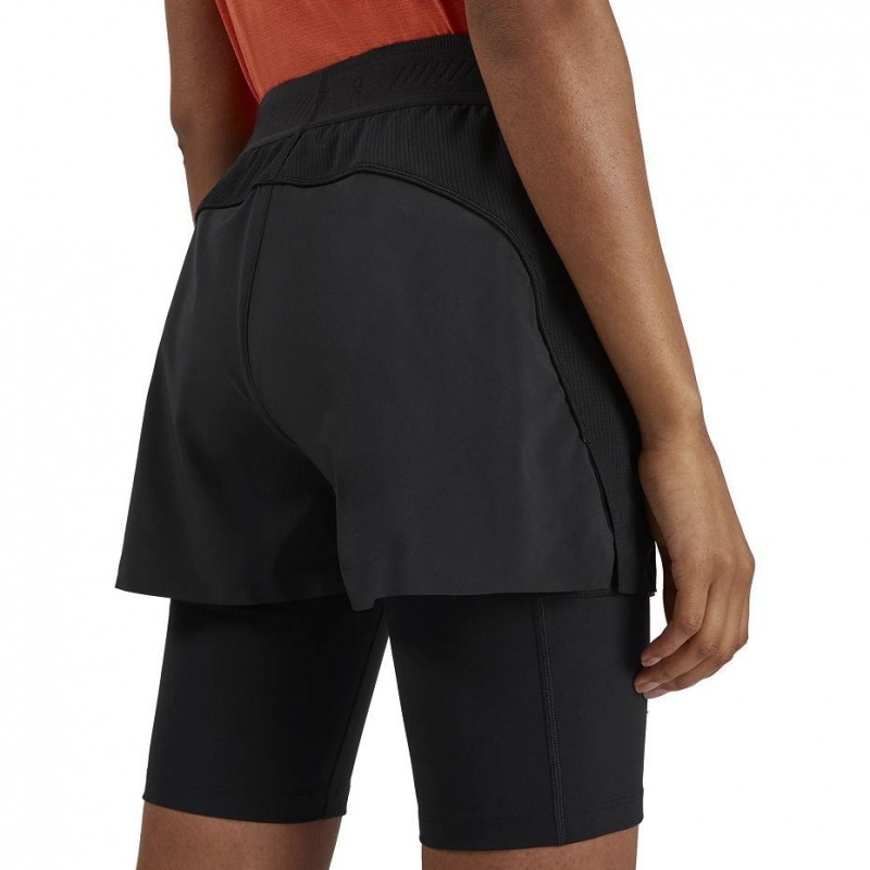 Black On Active Women's Shorts | USA_ON8396