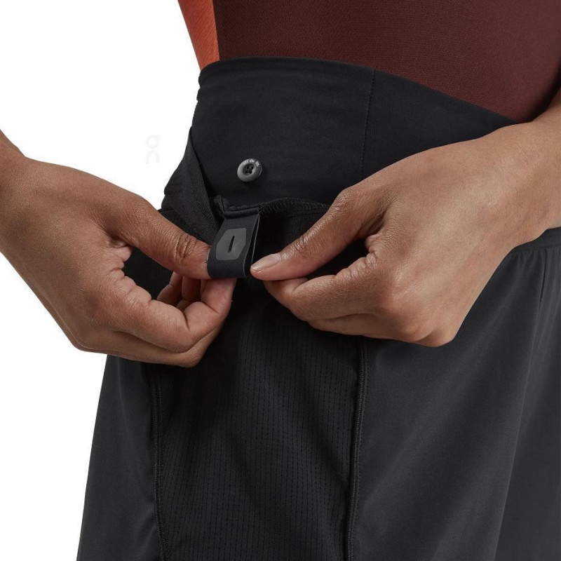 Black On Active Women\'s Shorts | USA_ON8396