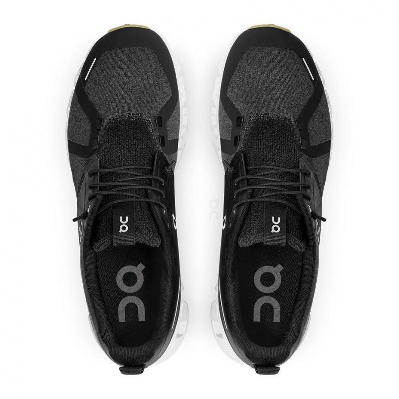 Black On Cloud 5 Terry Men's Sneakers | USA_ON9114