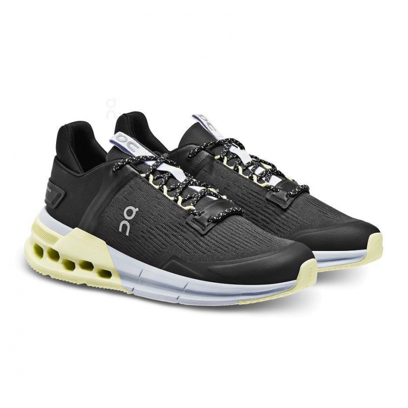 Black On Cloudnova Flux Women's Sneakers | USA_ON8674