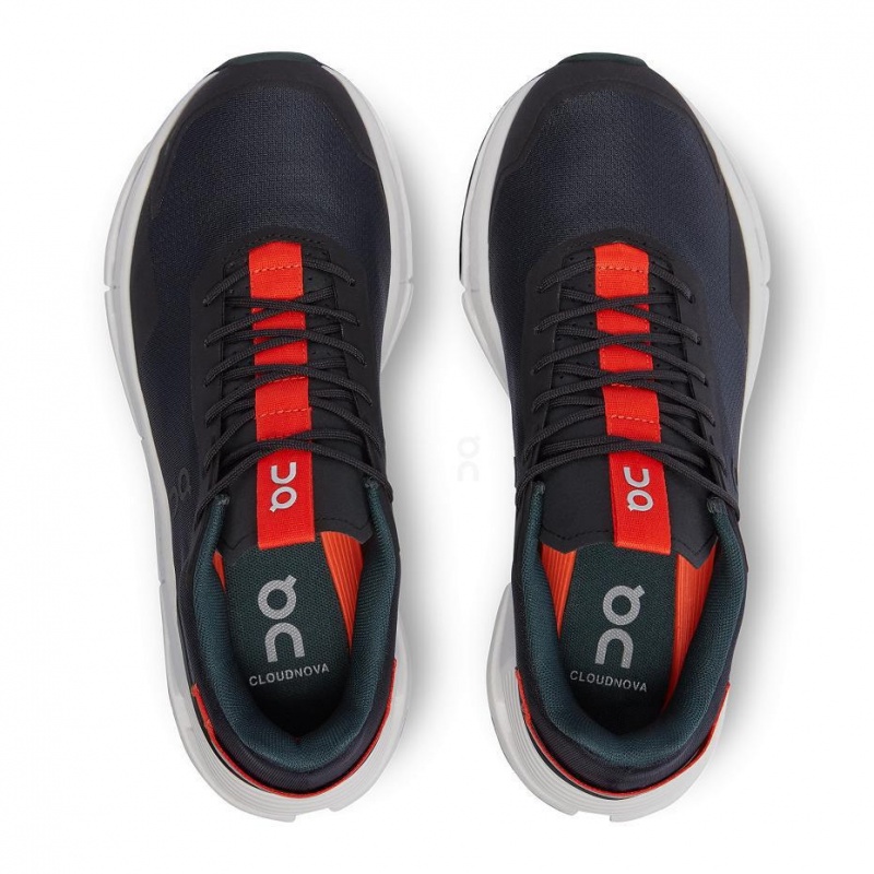 Black On Cloudnova Form Women's Sneakers | USA_ON8111