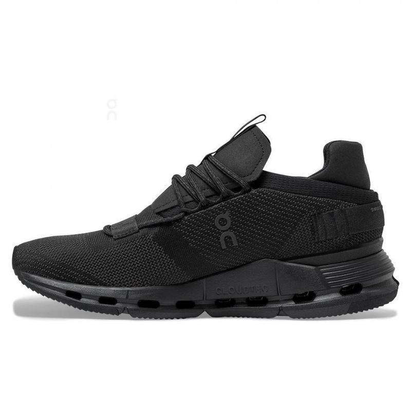 Black On Cloudnova Women's Sneakers | USA_ON8181