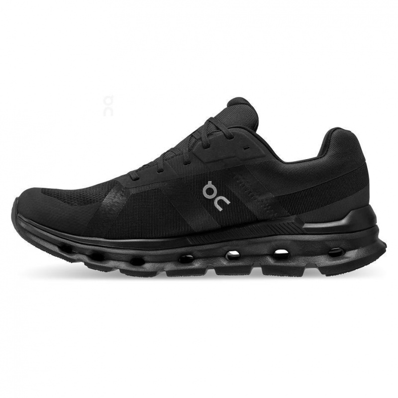 Black On Cloudrunner Waterproof Men's Road Running Shoes | USA_ON8247