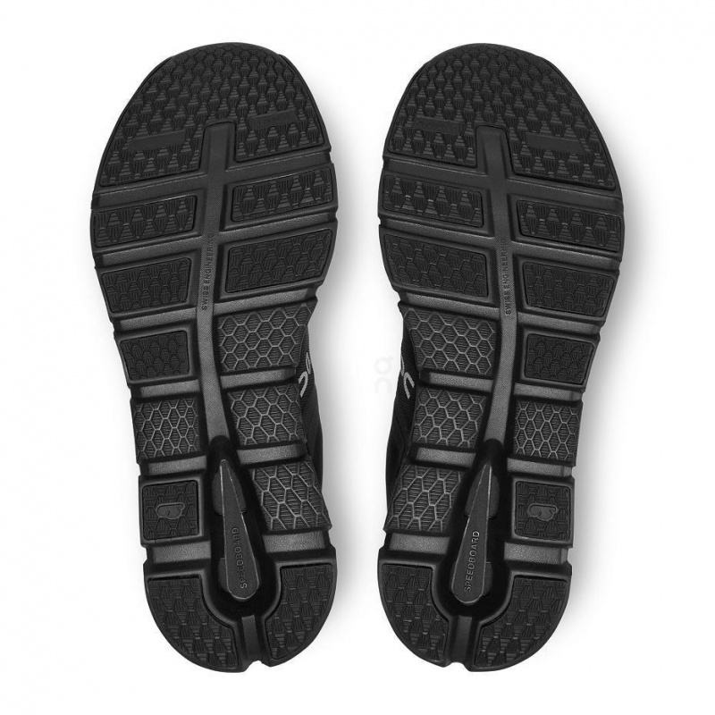 Black On Cloudrunner Waterproof Men's Road Running Shoes | USA_ON8247