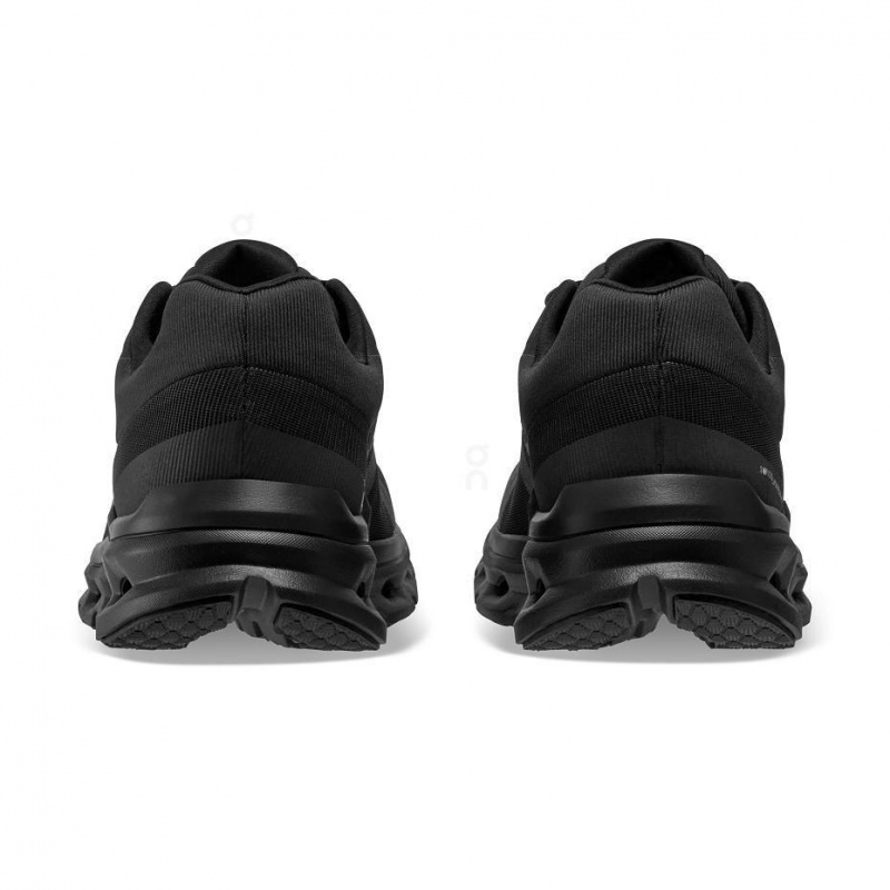 Black On Cloudrunner Waterproof Women's Road Running Shoes | USA_ON8533