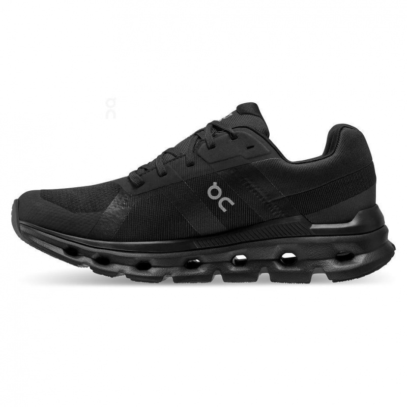 Black On Cloudrunner Waterproof Women's Road Running Shoes | USA_ON8533