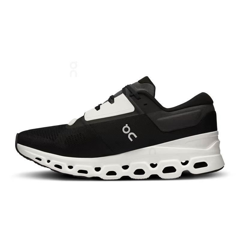 Black On Cloudstratus 3 Men's Road Running Shoes | USA_ON8245