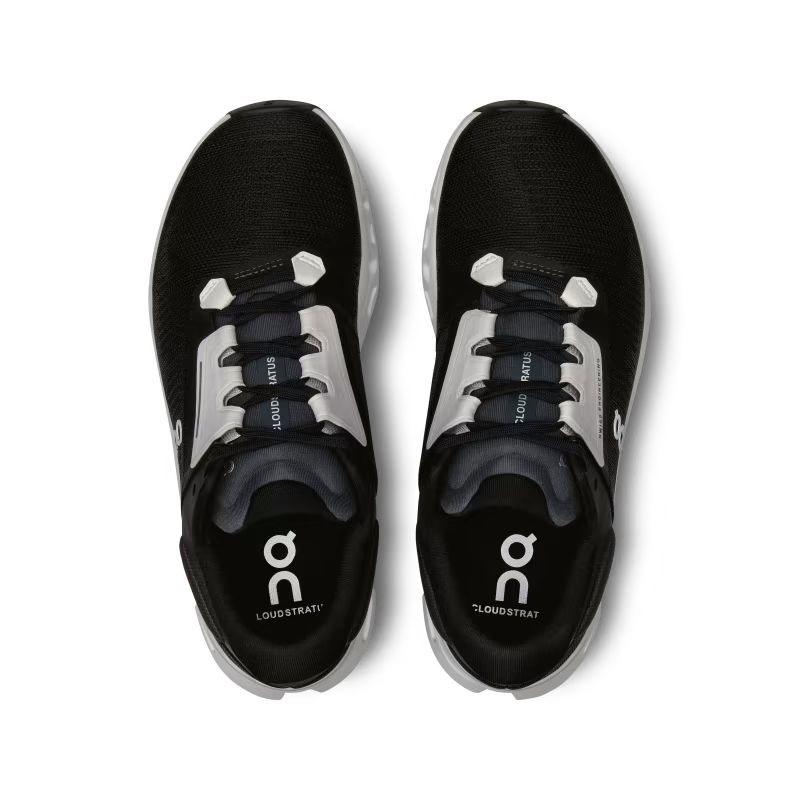 Black On Cloudstratus 3 Women's Road Running Shoes | USA_ON8187