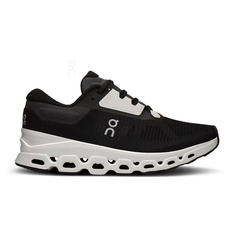 Black On Cloudstratus 3 Women\'s Road Running Shoes | USA_ON8187