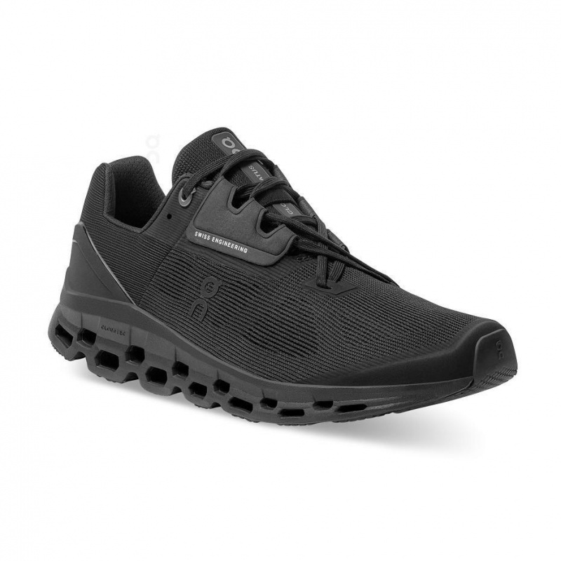 Black On Cloudstratus Men's Road Running Shoes | USA_ON8840