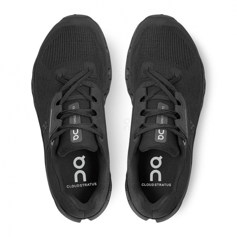 Black On Cloudstratus Women's Road Running Shoes | USA_ON8206