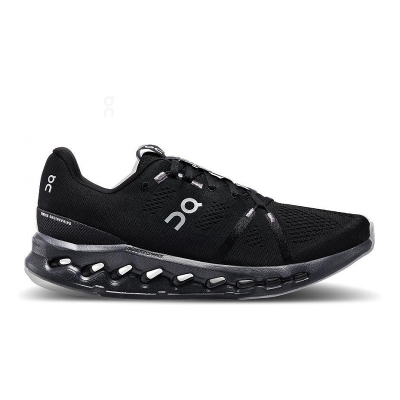 Black On Cloudsurfer Men\'s Road Running Shoes | USA_ON8688