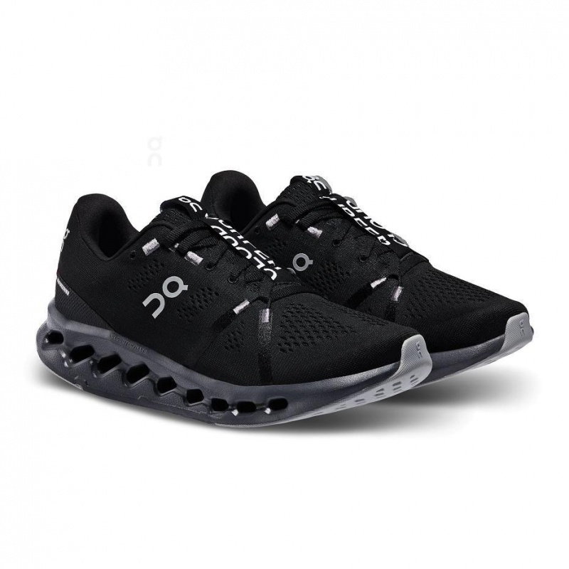 Black On Cloudsurfer Women's Road Running Shoes | USA_ON8405