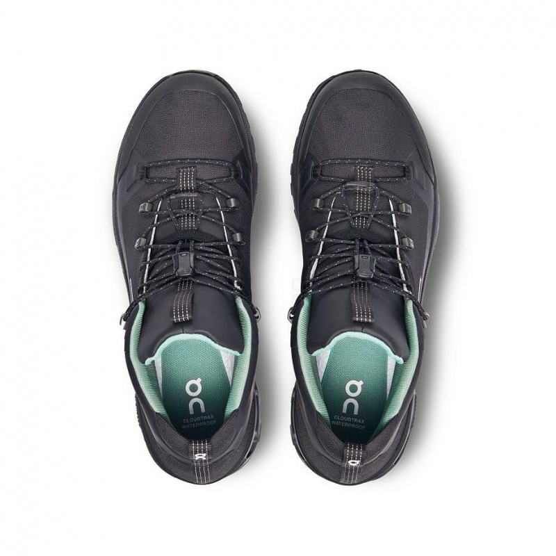 Black On Cloudtrax Waterproof Men's Hiking Boots | USA_ON8050