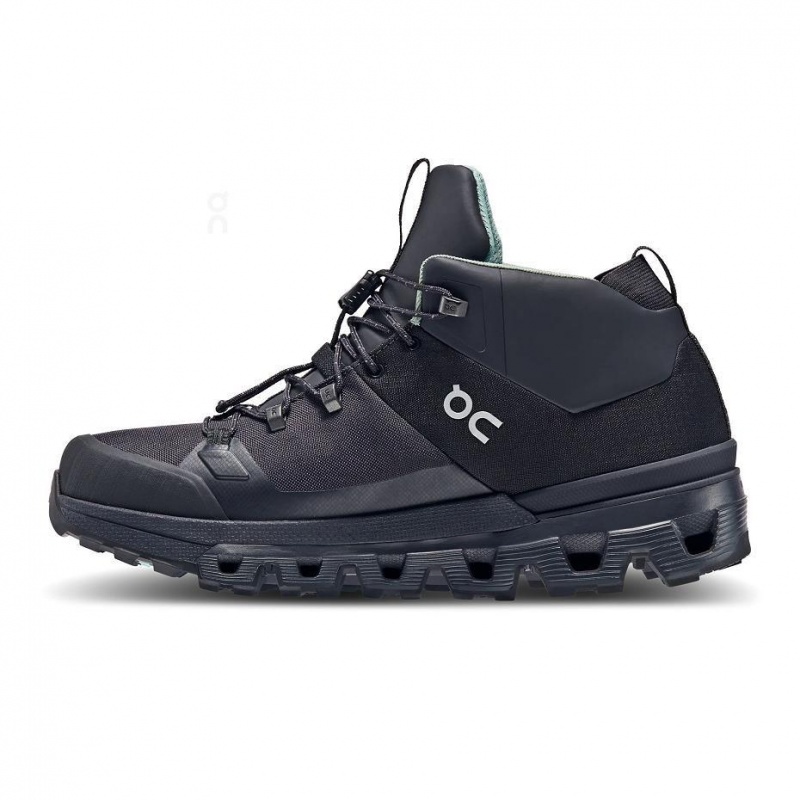 Black On Cloudtrax Waterproof Women's Hiking Boots | USA_ON8178