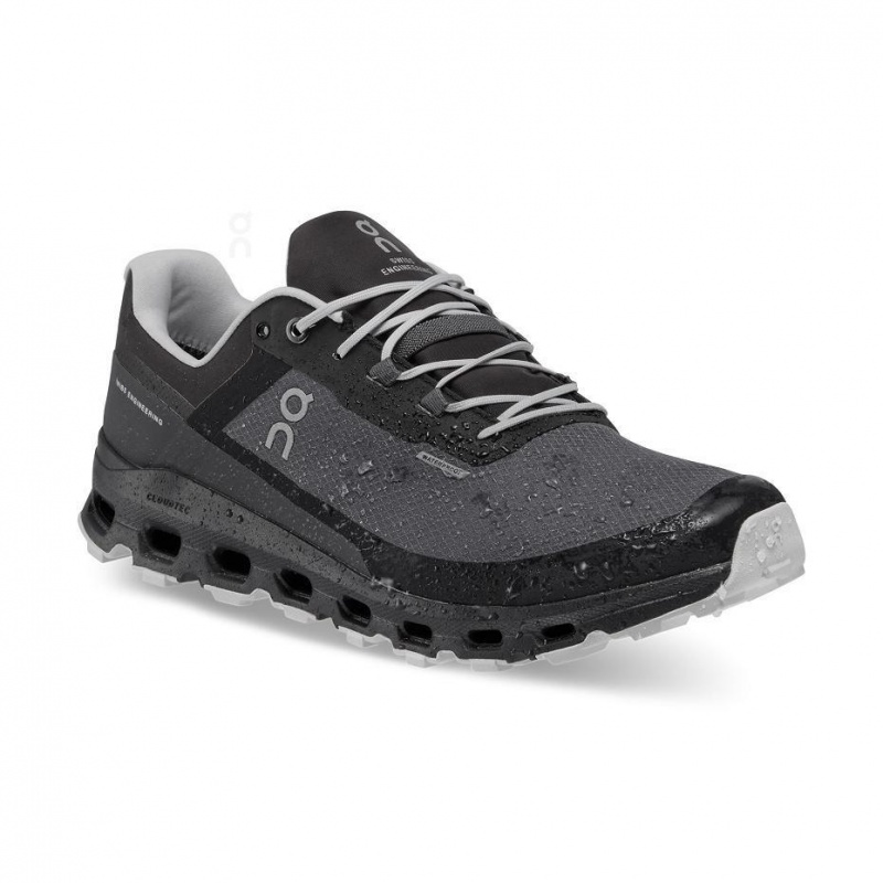Black On Cloudvista Waterproof Men's Trail Running Shoes | USA_ON8291